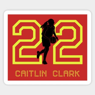 Caitlin Clark design,CAITLIN CLARK - 22. Sticker